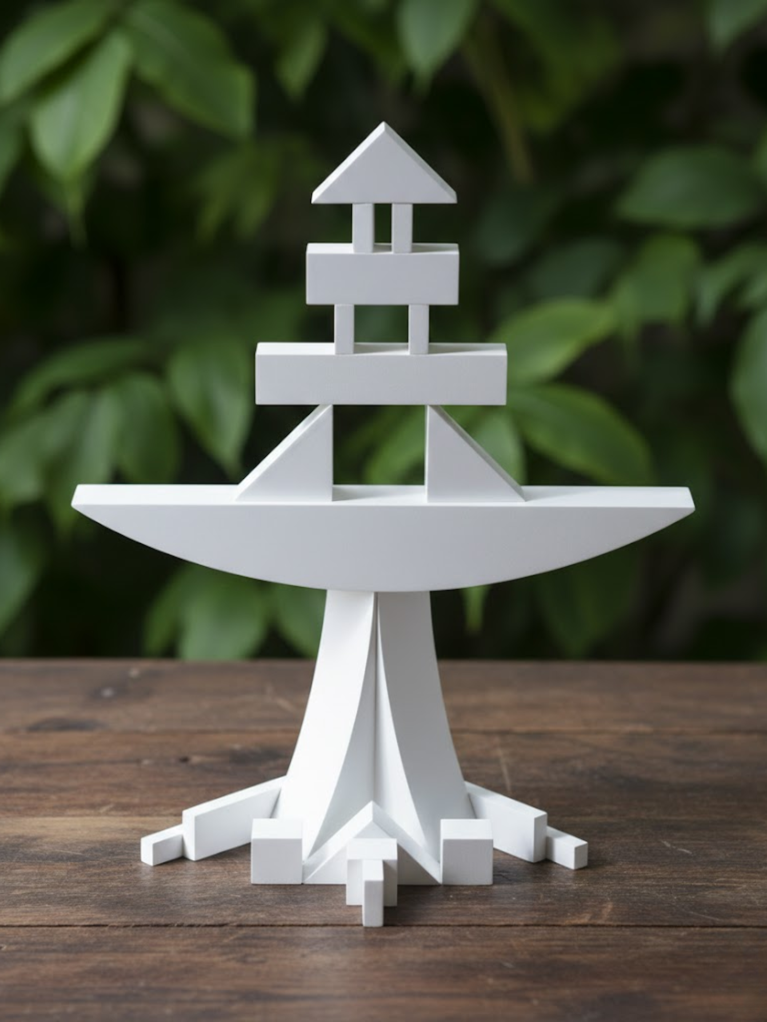Bauhaus Construction Game White Wooden Toy by Naef Swiss Since 1954