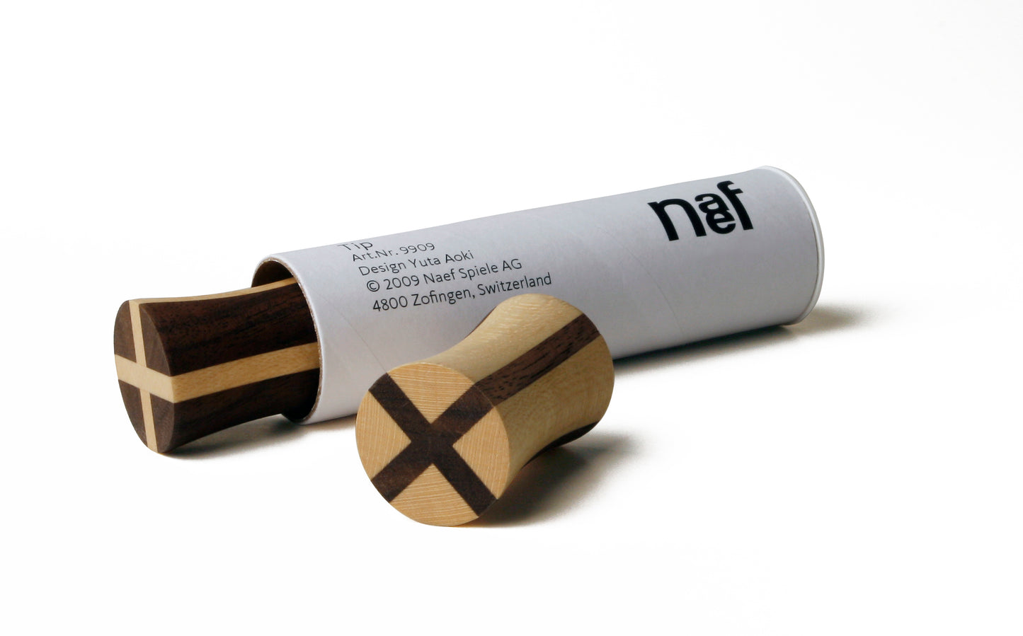 Tip Spinning Top (2 pcs. Maple / Walnut)