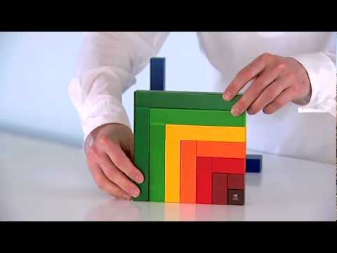 Angular Black/White Wooden Toy by Naef Swiss Since 1954